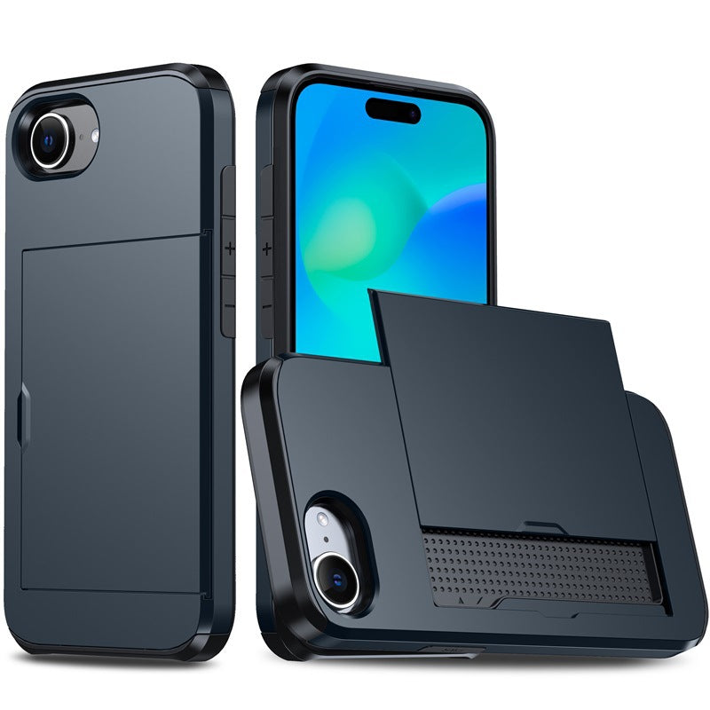 New Card Holder Anti-Drop Phone Case for iPhone 16e
