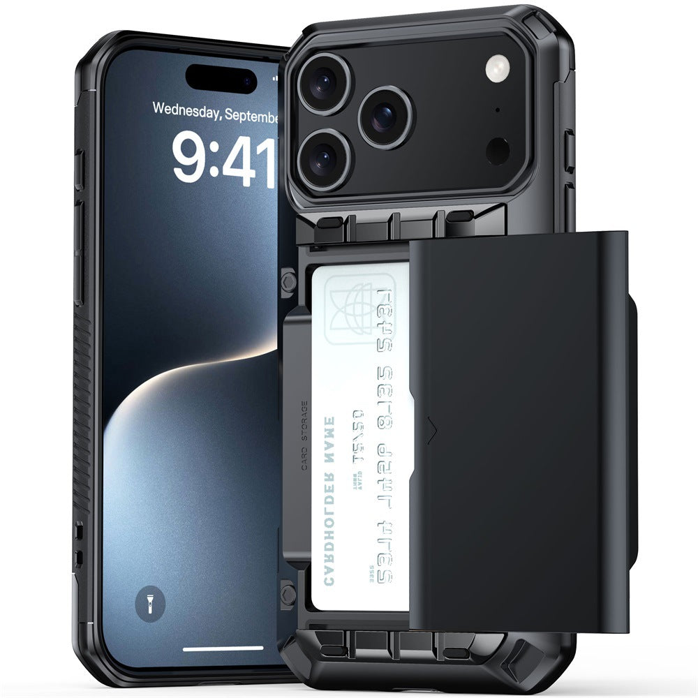 New Card Holder Anti-Drop Phone Case for iPhone 17 Pro Max
