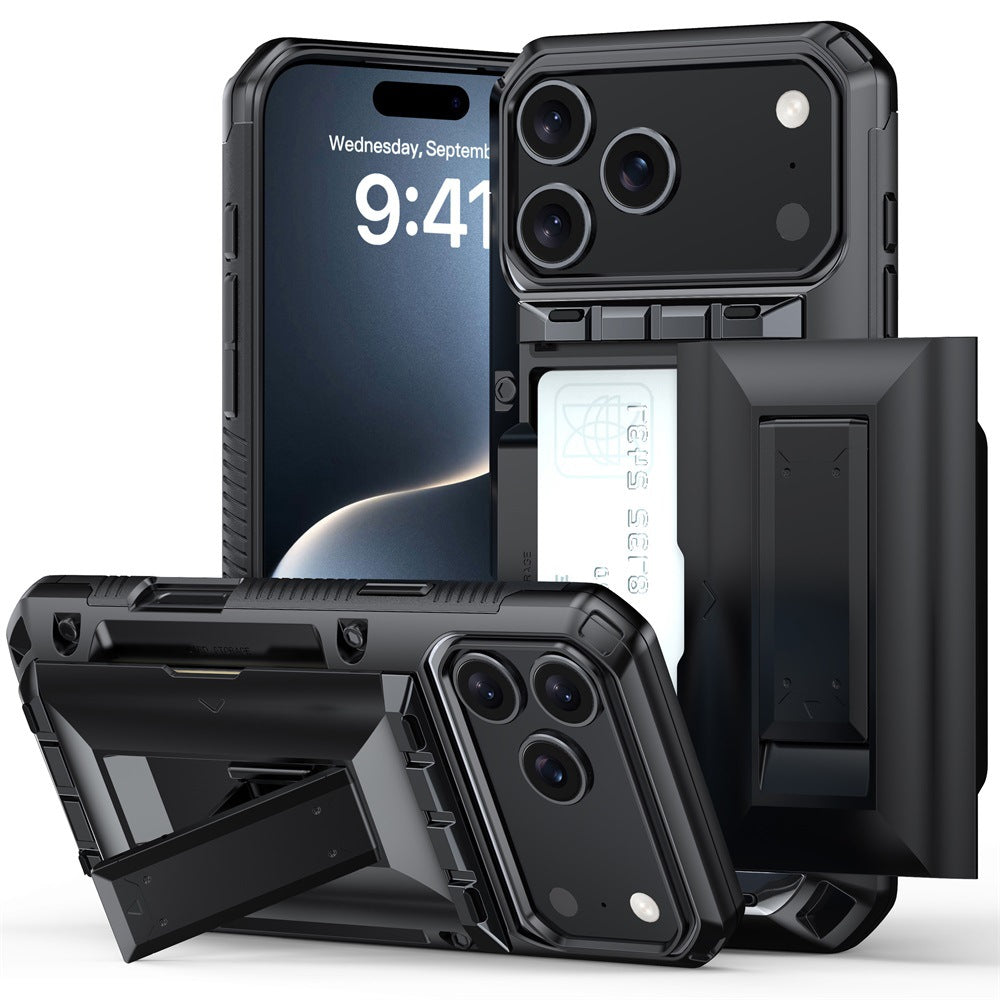 New Card Holder Anti-Drop Phone Case for iPhone 17 Pro Max