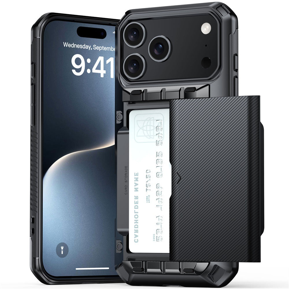 New Card Holder Anti-Drop Phone Case for iPhone 17 Pro Max
