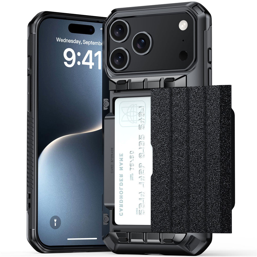 New Card Holder Anti-Drop Phone Case for iPhone 17 Pro Max