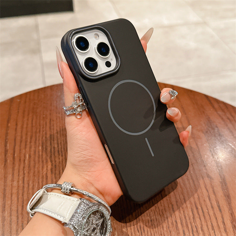 New Macarons Skin-feel Matte Magnetic Phone Case for iPhone 16/16 Pro/16 Plus/16 Pro Max