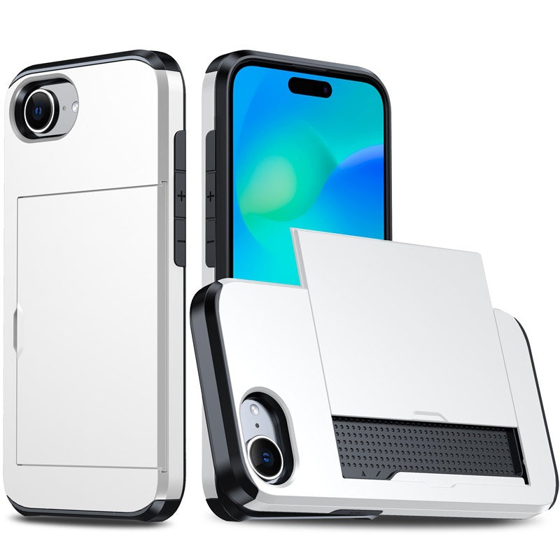 New Card Holder Anti-Drop Phone Case for iPhone 16e