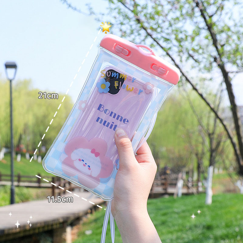 Big Sale - New Cute Cartoon Universal Waterproof Phone Pouch [Airbags Float + Touchscreen]
