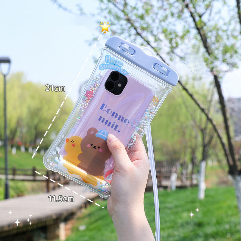 Big Sale - New Cute Cartoon Universal Waterproof Phone Pouch [Airbags Float + Touchscreen]