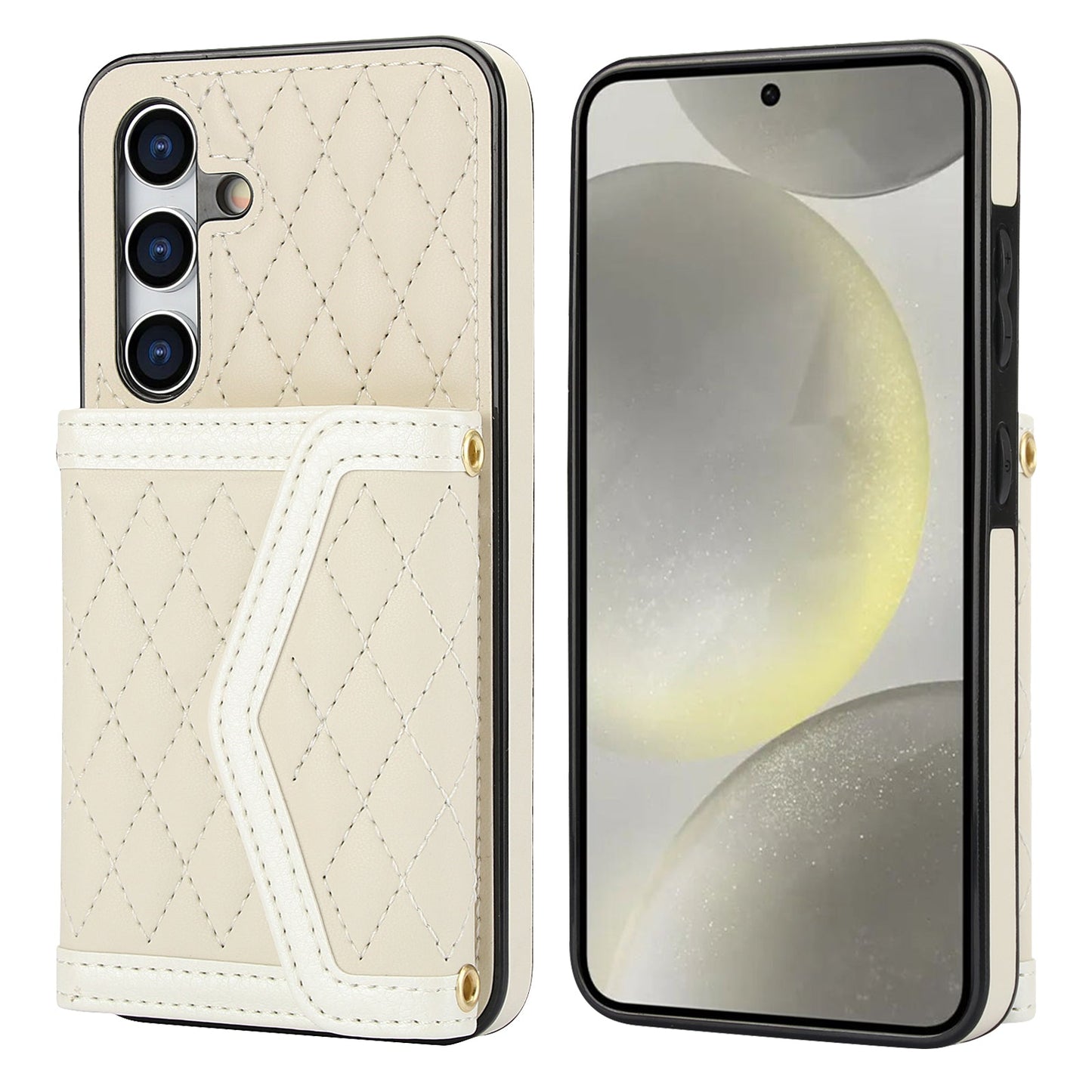 New Card Holder Crossbody Leather Phone Case for Samsung