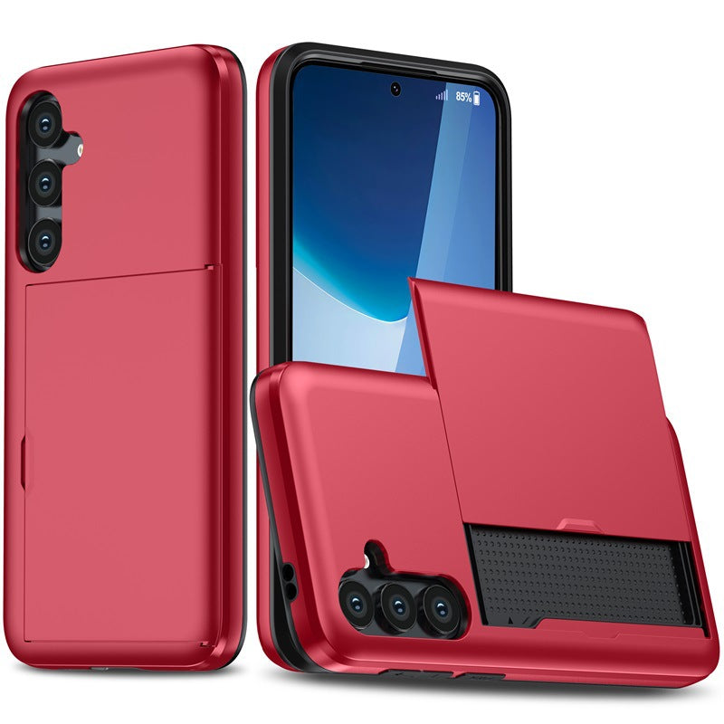 New Card Holder Anti-Drop Phone Case for Samsung Galaxy A16