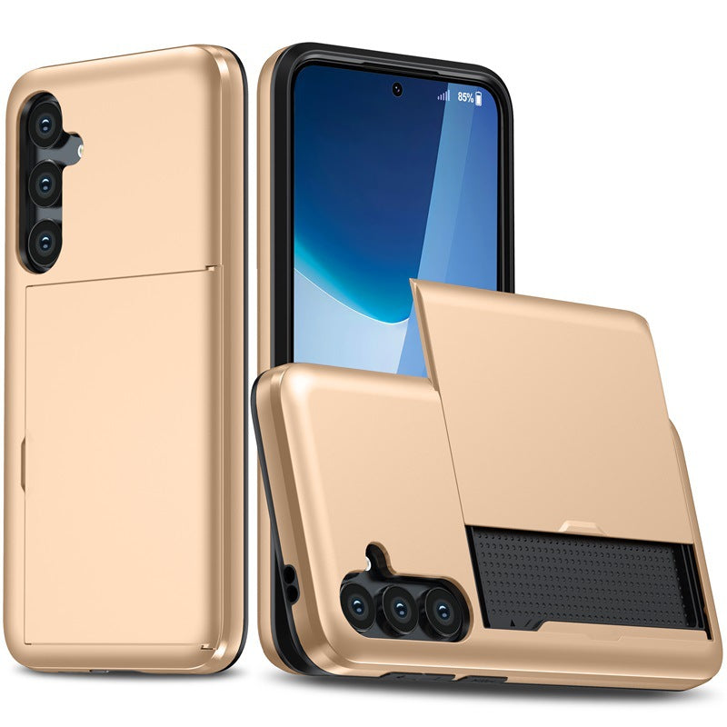 New Card Holder Anti-Drop Phone Case for Samsung Galaxy A16