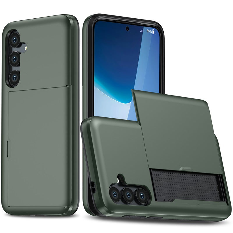 New Card Holder Anti-Drop Phone Case for Samsung Galaxy A16