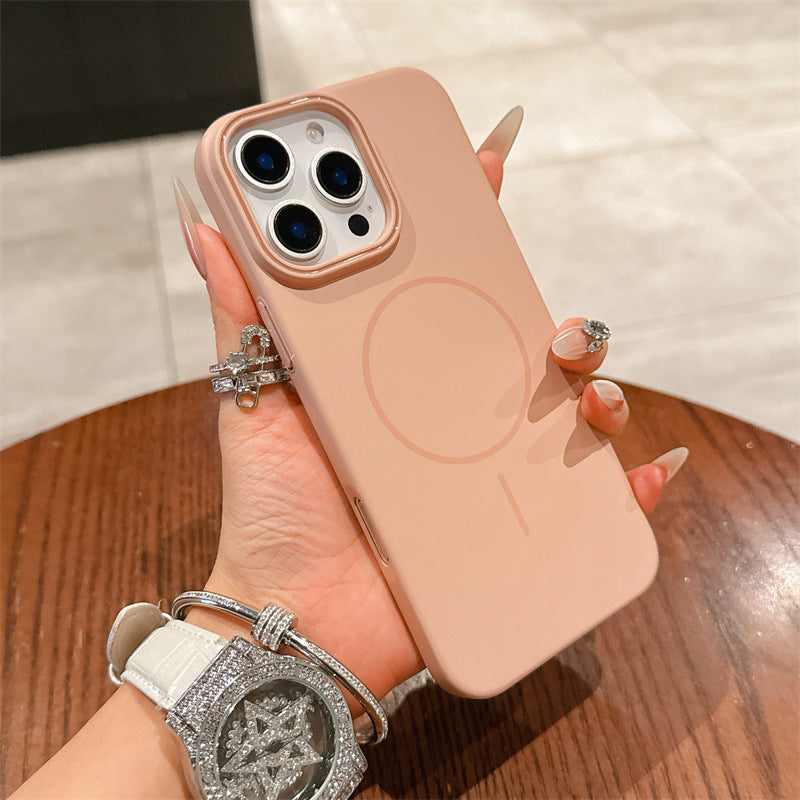 New Macarons Skin-feel Matte Magnetic Phone Case for iPhone 16/16 Pro/16 Plus/16 Pro Max