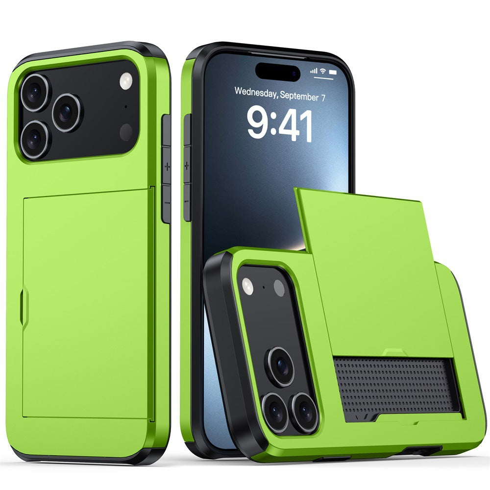 New Card Holder Anti-Drop Phone Case for iPhone 17 Pro